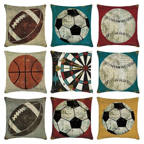 Vintage sport throw pillow - sport,