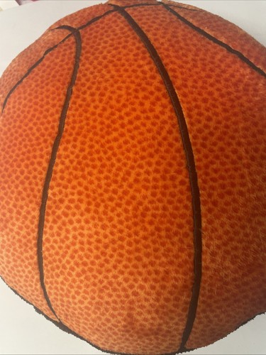 Basketball throw pillow - basketball,