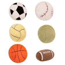 Furry Cushion Stuffed Soccer