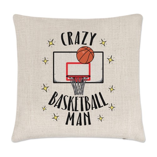Crazy basketball man linen - crazy,