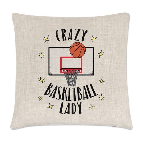 Crazy basketball lady linen - crazy,